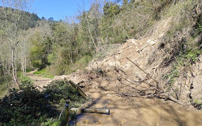 El desprendimiento tuvo lugar el pasado sábado