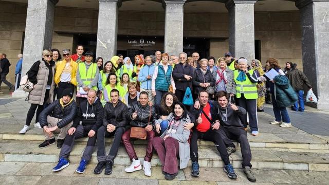 Participantes en la iniciativa Laudio Bidelagun