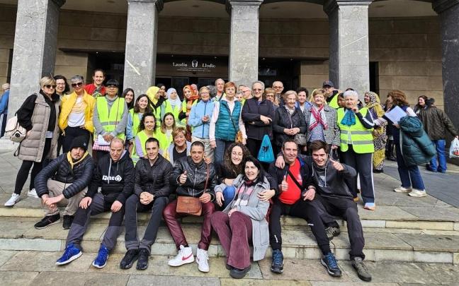 Participantes en la iniciativa Laudio Bidelagun