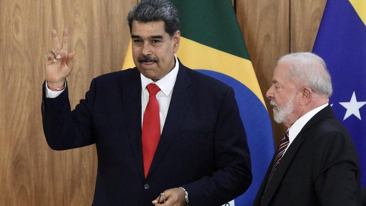 Luiz Inacio Lula da Silva Y Nicolás Maduro en una imagen de archivo