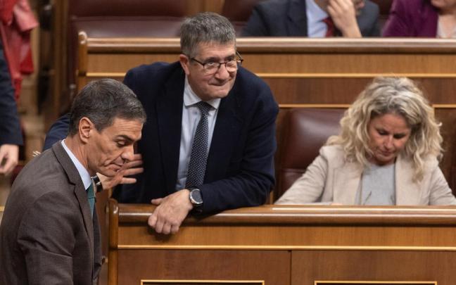 El presidente del Gobierno, Pedro Sánchez, durante una sesión plenaria en el Congreso.