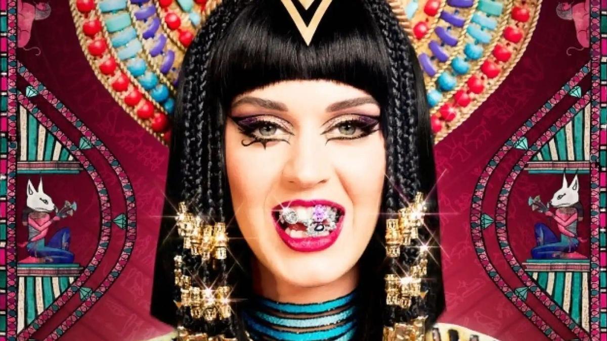 Piercing dental que lució Katy Perry en el vídeo 'Dark Horse'.