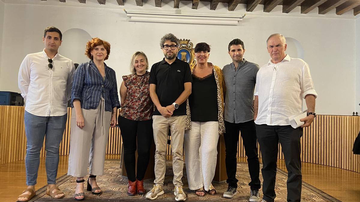El grupo EAJ-PNV de Ordizia en el Ayuntamiento.