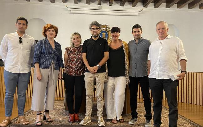 El grupo EAJ-PNV de Ordizia en el Ayuntamiento.