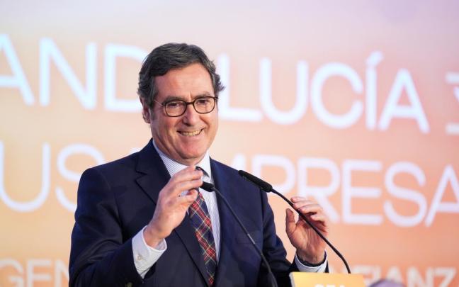 El presidente de CEOE, Antonio Garamendi.