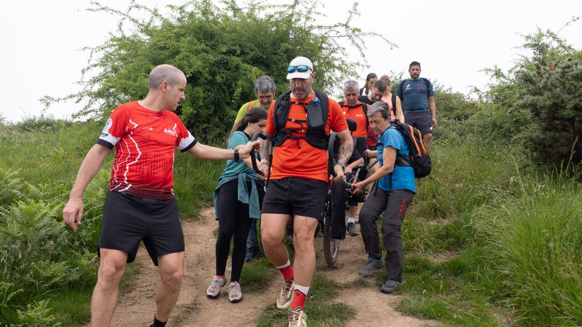 En imágenes. Reto solidario: Monte Urko, emotivo e inclusivo III Memorial Javi Alberdi