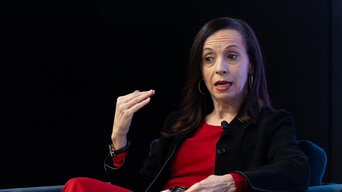 La presidenta de Redeia, matriz de Red Eléctrica, Beatriz Corredor.