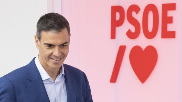 Pedro Sánchez, en la sede de Ferraz antes de la reunión del Comité Federal del PSOE.
