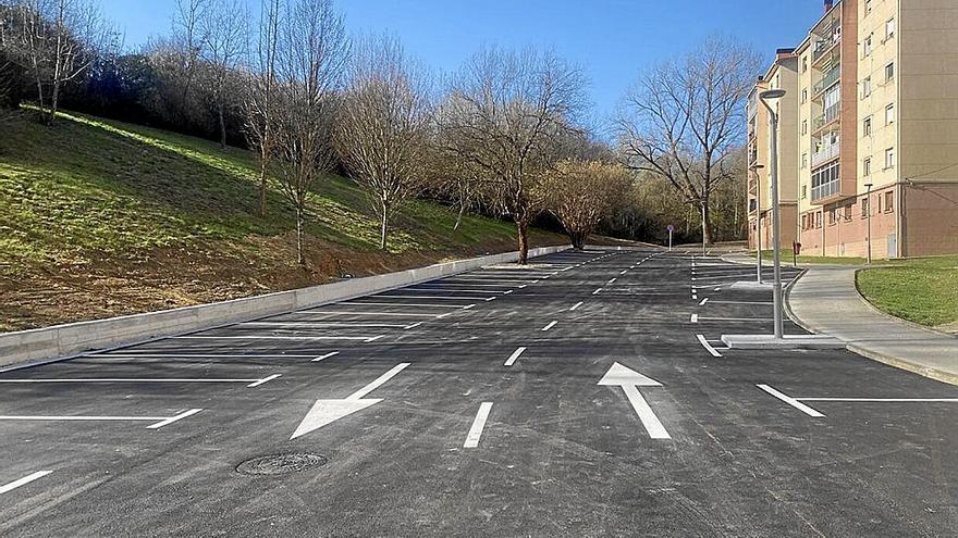 El nuevo aparcamiento se encuentra ubicado en la calle Diana, con acceso desde Miguel de Ambulodi. | FOTO: N.G.