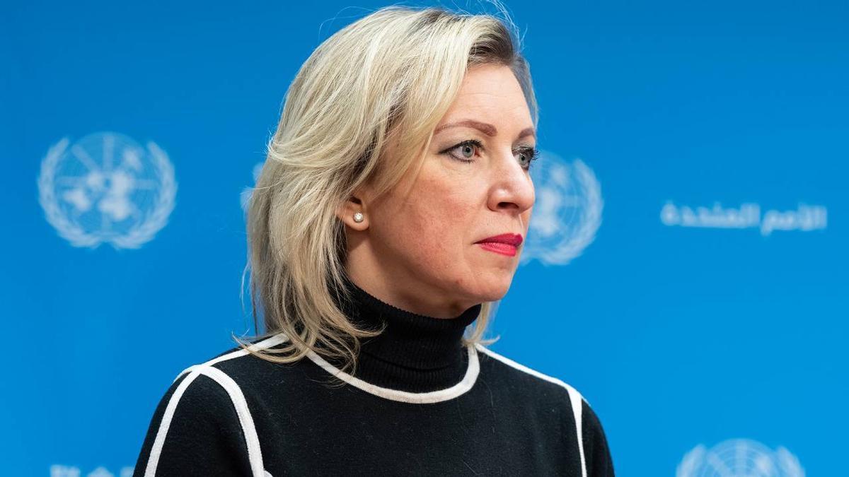 La portavoz del Ministerio de Exteriores de Rusia, Maria Zajarova.