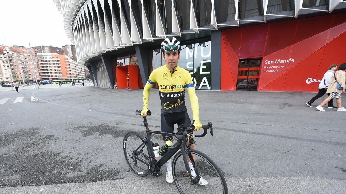 Igor Antón, en el punto de salida.