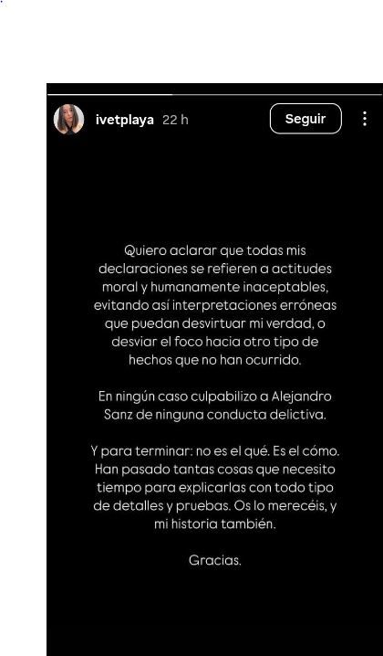 Historia de Ivet posterior al vídeo