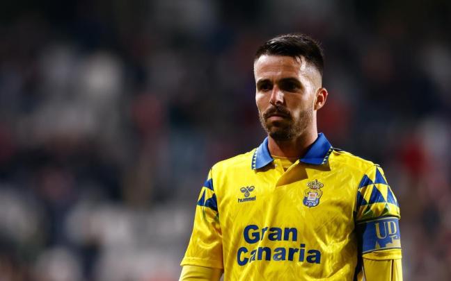 El centrocampista Kirian Rodríguez, en un partido de la UD Las Palmas