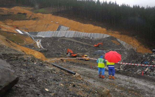 El vertedero de Zaldibar se encuentra más inestable.