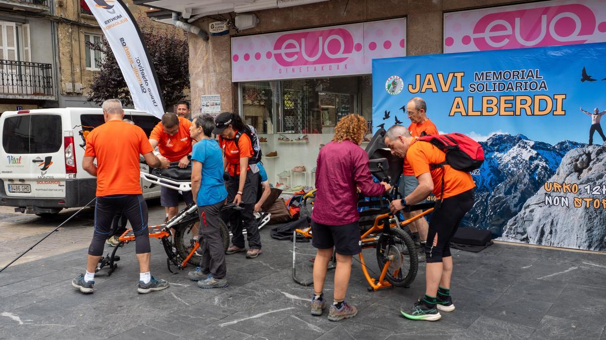 En imágenes. Reto solidario: Monte Urko, emotivo e inclusivo III Memorial Javi Alberdi