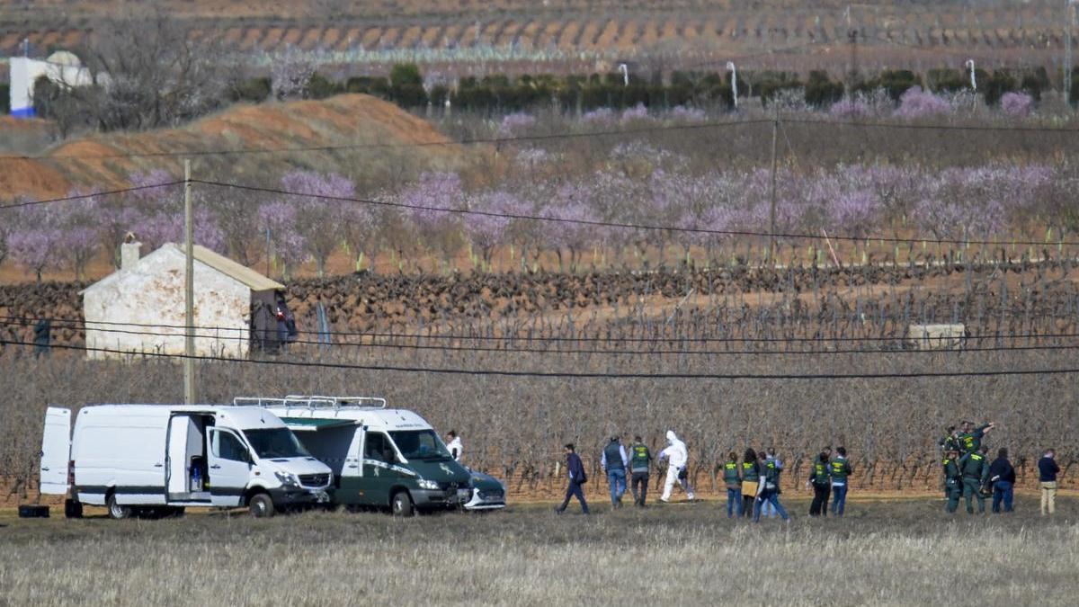 La Guardia Civil registra la finca de Ciudad Real.