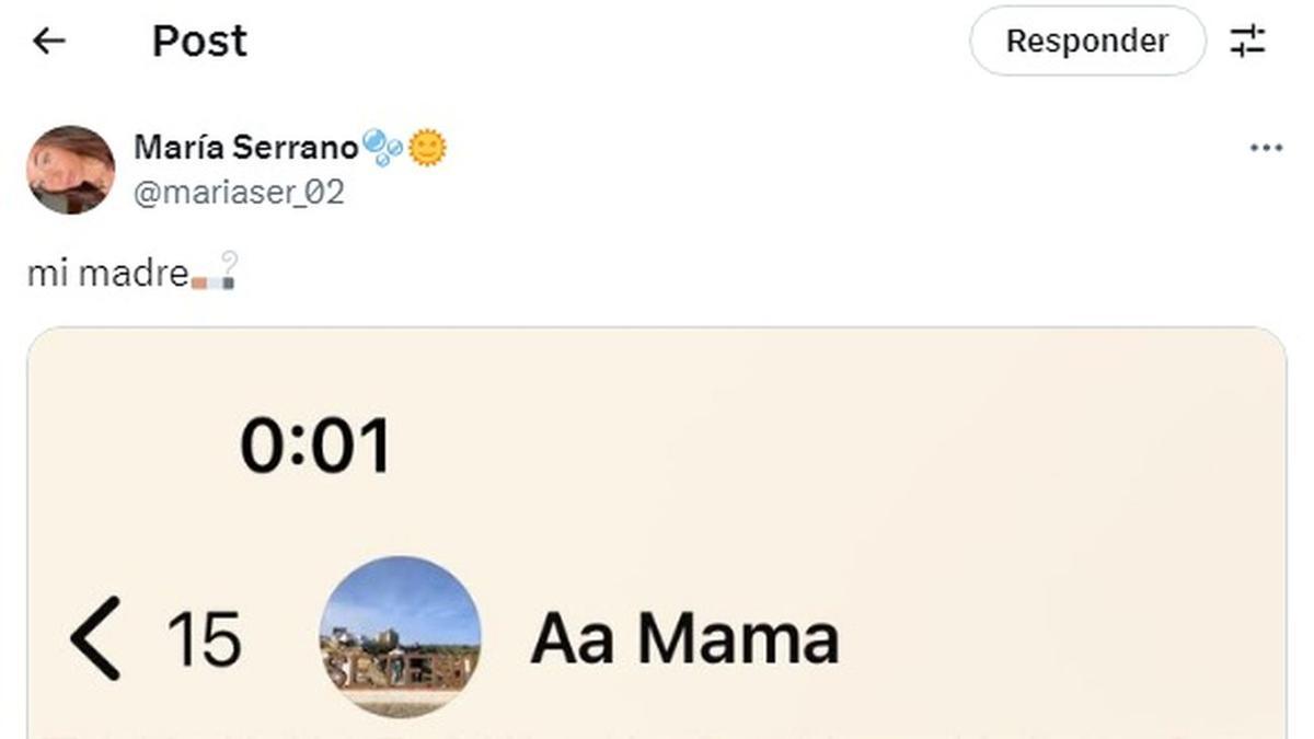 El comienzo del post.