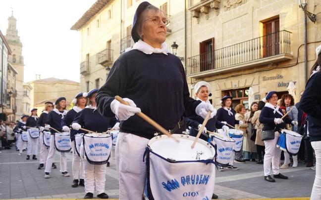 Tamborrada de San Prudencio en Oion