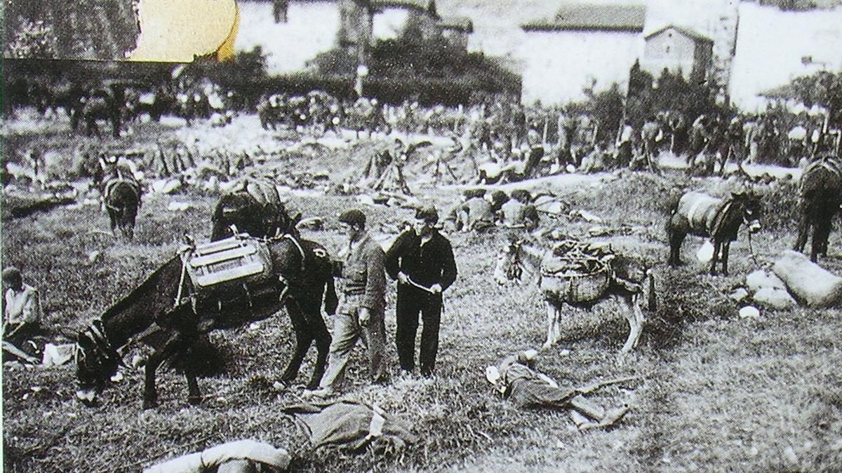 Foto de archivo de Plazakoetxe, en Galdakao, tomada el 16 de junio de 1937