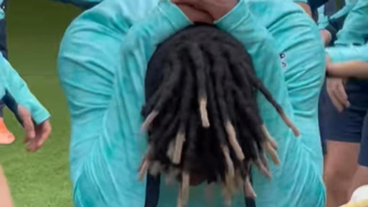 Así ha recibido la plantilla del Athletic a Nico Williams en su vuelta a los entrenamientos