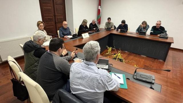 La Corporación municipal en un Pleno.