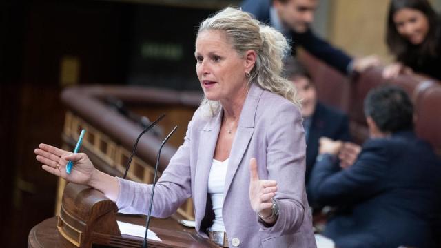 La portavoz de la Ejecutiva Federal del PSOE, Montse Mínguez.