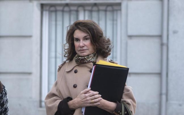 La jefa de la Fiscalía Provincial de Madrid, Pilar Rodríguez, a su llegada al Tribunal Supremo el pasado enero.