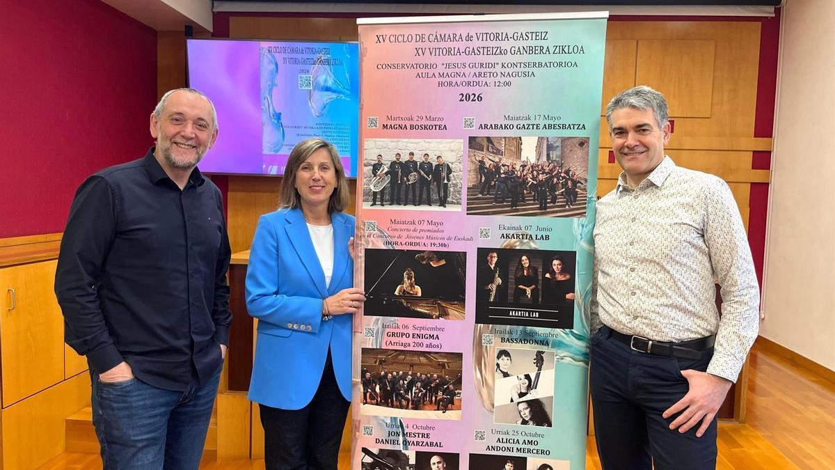 Gasteizko XV. Ganbera Zikloa hasiko da igandean eta zortzi kontzertu eskainiko ditu urrira arte.