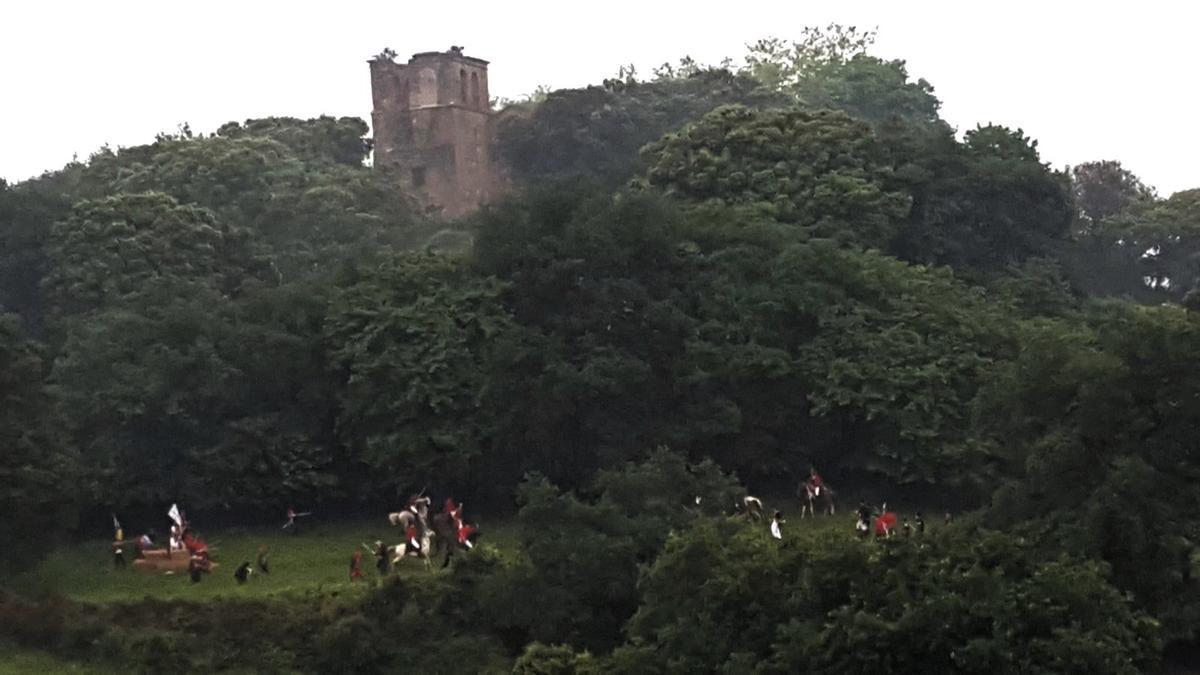 El asalto a la colina de San Pedro en Abanto Zierbena