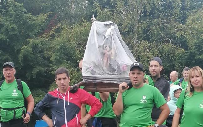 La jornada volverá a contar con voluntarios para llevar a San Roque hasta el santuario de Urkiola