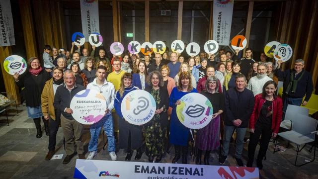 Presentación de la cuarta edición de Euskaraldia. / Irekia Presentación de la cuarta edición de Euskaraldia.