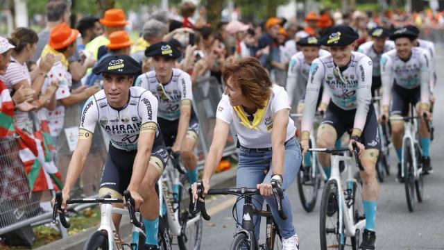 Joane Somarriba condujo al Baharain de Mikel Landa y Pello Bilbao.