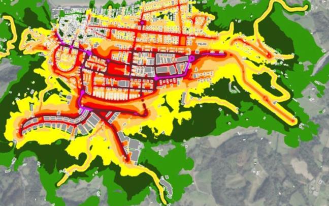 Mapa de Ruido de Zarautz.