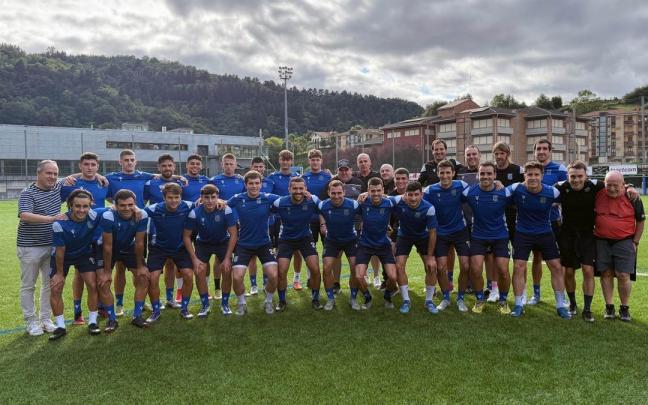 Los jugadores del Beasain 25/26 en su primer día de pretemporada. BEASAIN KE Los jugadores del Beasain 25/26 en su primer día de pretemporada. BEASAIN KE