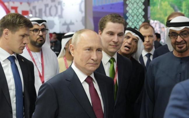 Vladimir Putin en el Foro Económico de San Petersburgo.