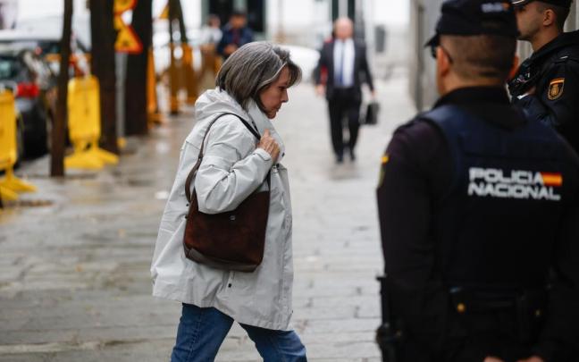 La trabajadora de la Secretaría de Organización del PSOE, Celia Rodríguez