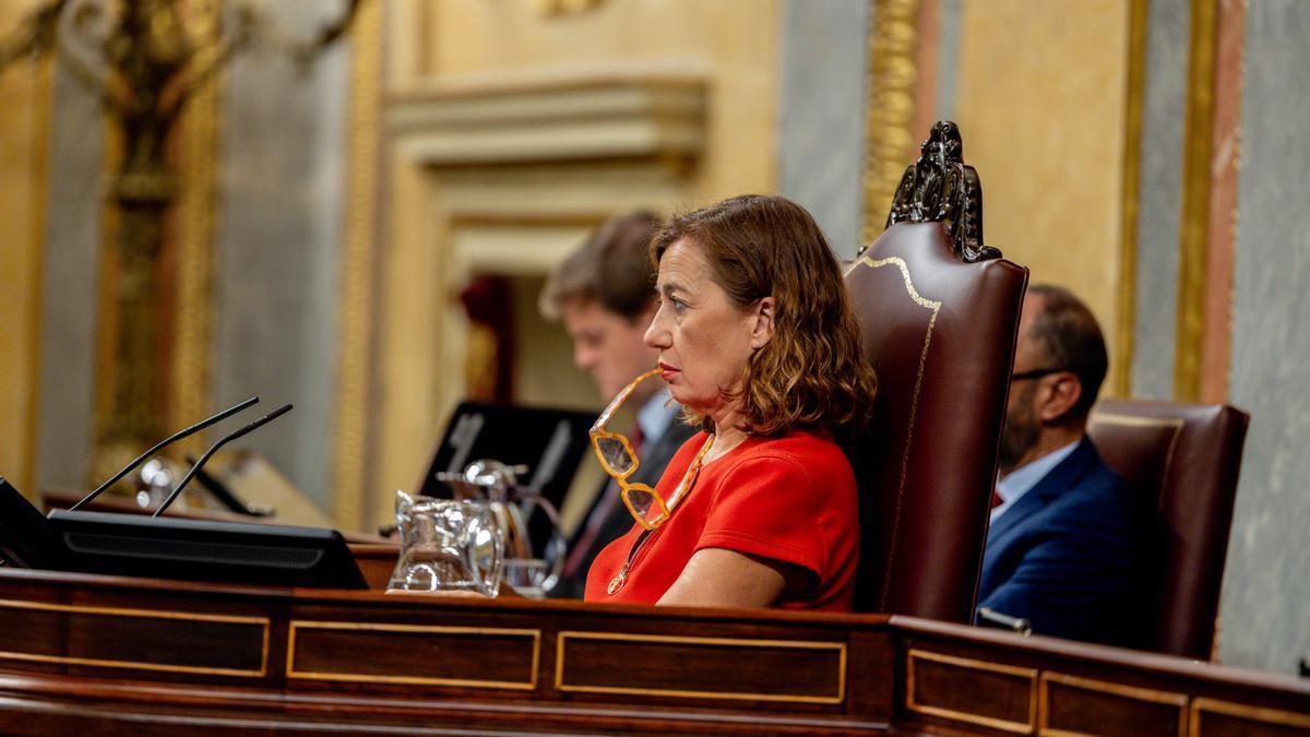 La presidenta del Congreso, Francina Armengol