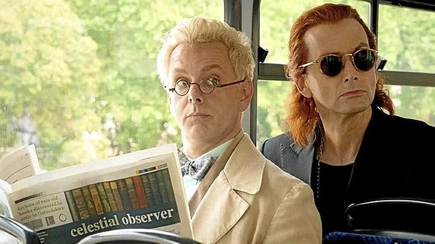 Michael Sheen y David Tennant, en ‘Good Omens’. | FOTO: PRIME VIDEO