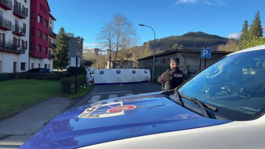 El accidente sucedió en la calle Ibarra de Bergara.