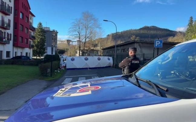 El accidente sucedió en la calle Ibarra de Bergara.