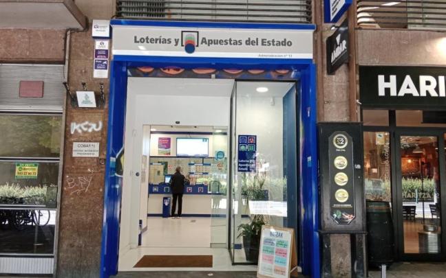 Administración número 13 de Donostia, en la Avenida de Madrid de Amara