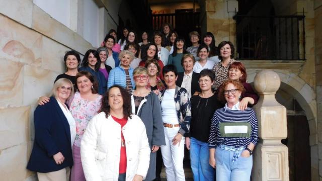 Las integrantes de la agrupación coral de Ordizia, Emotio Taldea.