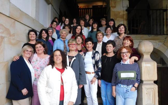 Las integrantes de la agrupación coral de Ordizia, Emotio Taldea.