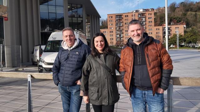 Los socios del Bokana, Araujo, Aldaz y Formoso.