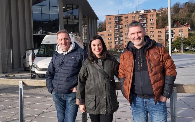 Los socios del Bokana, Araujo, Aldaz y Formoso.