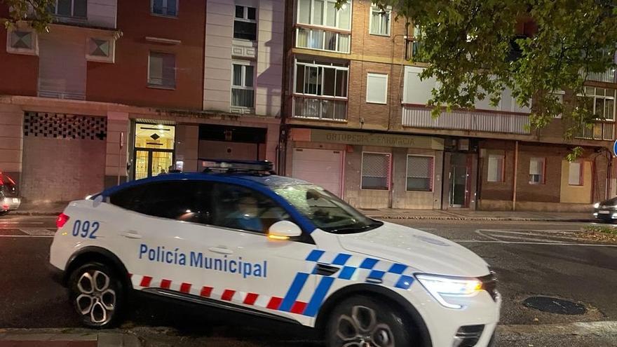 Un vehículo de la Policía Municipal de Valladolid.