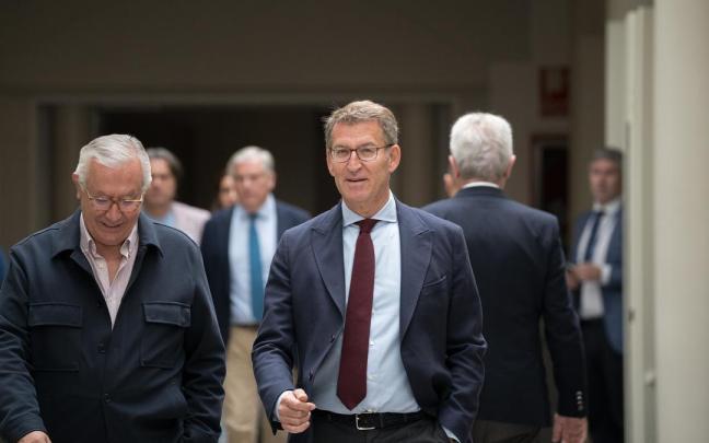 l presidente del PP, Alberto Núñez Feijóo.