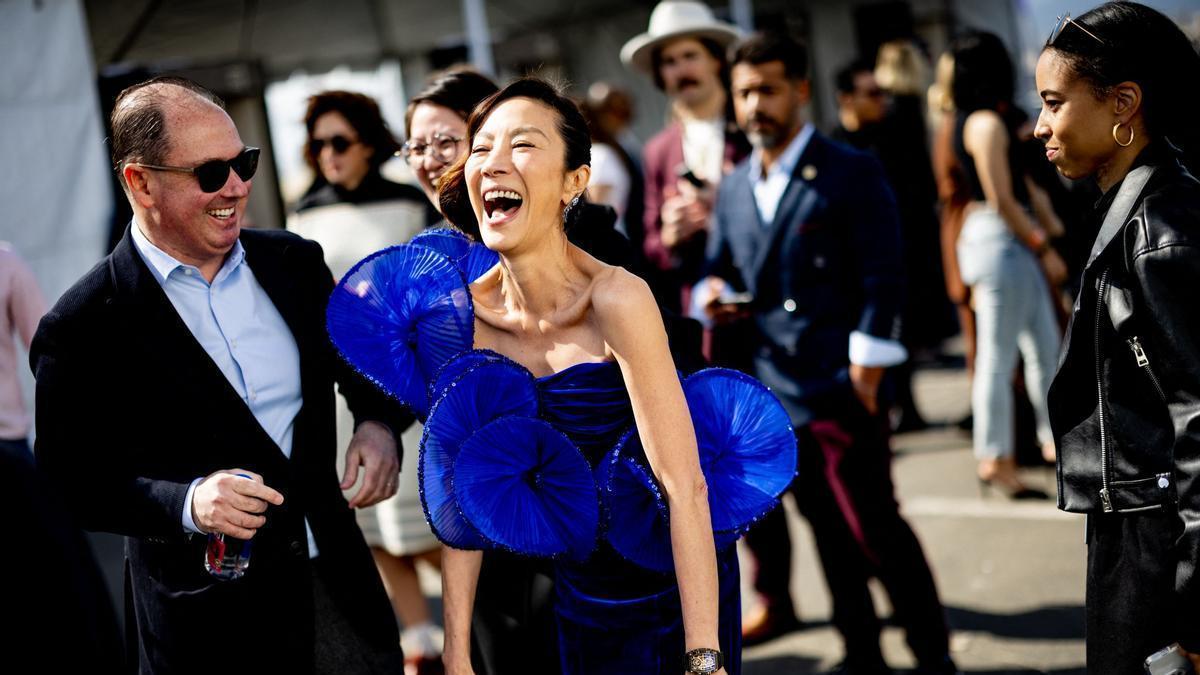 Michelle Yeoh en los premios Spirit.