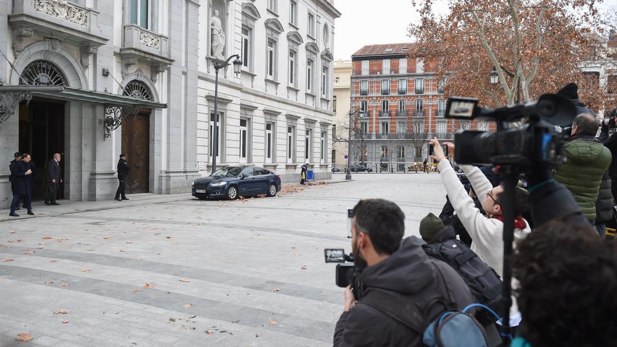 Las inmediaciones del Tribunal Supremo en una imagen de archivo.