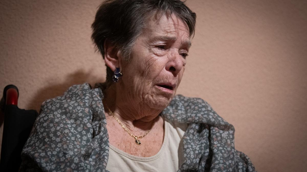 Maricarmen, antes de ser desahuciada.